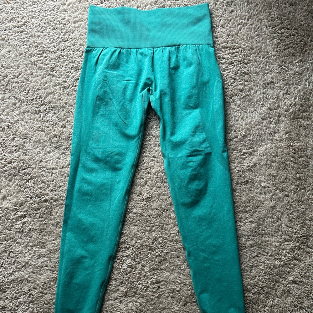 NVGTN Contour seamless leggings turquoise